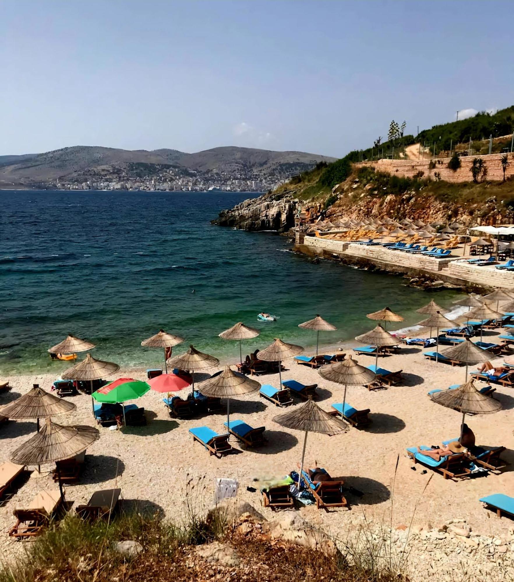 Blue Mare Apartments Sarandë Exterior foto